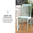 Pemberly Row 5-Piece Modern Wood Dining Set in White and Gray