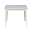Pemberly Row Contemporary Wood Kids Table in Unfinished Cream