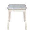 Pemberly Row Contemporary Wood Kids Table in Unfinished Cream