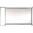 Pemberly Row Glass Mirrored Metal Bar Cart in Chrome Finish