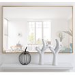 Pemberley Row Metal Brass Mirror Rectangular Contemporary 42