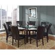 Pemberly Row Transitional Clear Tempered Glass 40-inch Lazy Susan