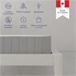 Pemberley Row Polyester White Mattress Reversible 74