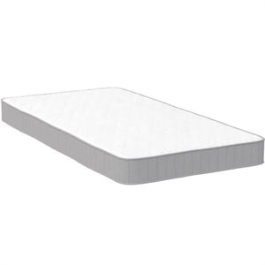 Pemberley Row Polyester White Mattress Reversible 74&quot x 38&quot x 6&quot Unassembled