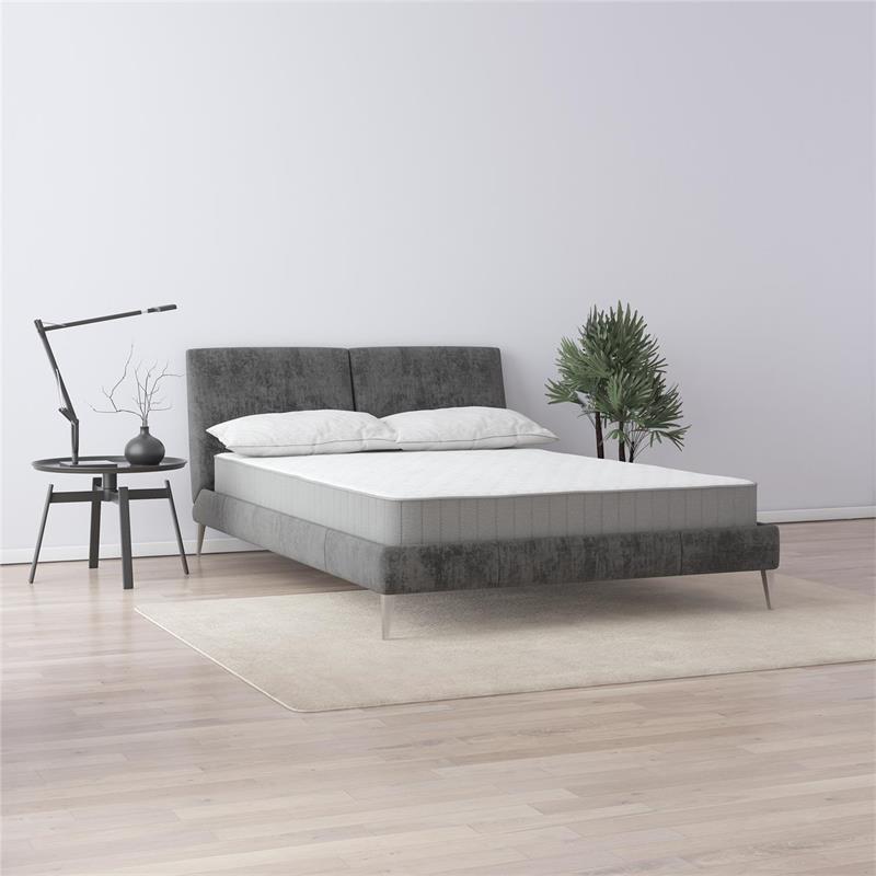 Pemberly Row 6 Inch White Bonnell Spring Coil Mattress Full Size