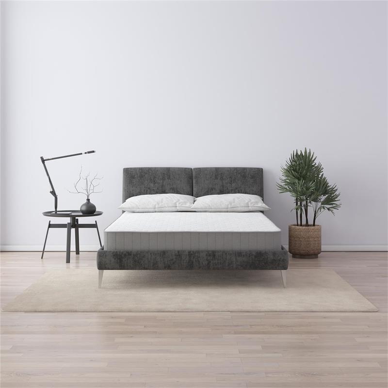 Pemberly Row 6 Inch White Bonnell Spring Coil Mattress Full Size
