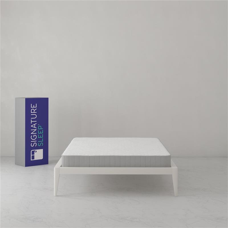 Pemberly Row 6 Inch White Bonnell Spring Coil Mattress Full Size
