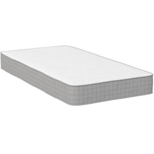 Pemberly Row 8 Inch Pocket Spring Mattress Twin Size in White