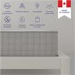 Pemberly Row 8 Inch Pocket Spring Mattress Full Size in White