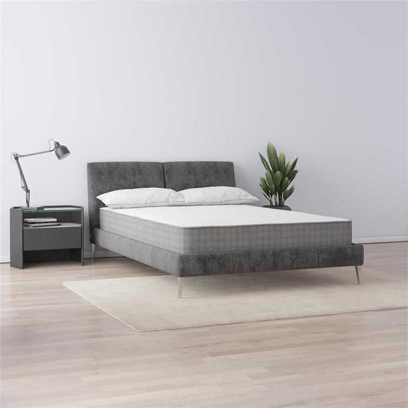 Pemberly Row 8 Inch Pocket Spring Mattress Full Size in White