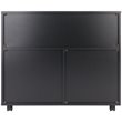 Pemberly Row 5-Drawer Contemporary Wood Mobile Storage Cabinet in Black