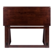Pemberley Row Solid Wood Walnut Dining Table Rectangular Drop Leaf 39.37