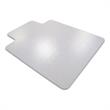 Pemberly Row Plastic Recyclable Lipped Chair Mat For Carpets Clear