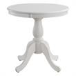 Pemberley Row Wood White Dining Table Round 30