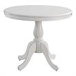 Pemberley Row Wood White Dining Table Round 36