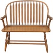Pemberley Row Wood American Oak Bench Rectangular Minimal Assembly Required