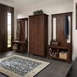 Pemberley Row Engineered Wood Bing Cherry Tall Storage Cabinet Rectangular 32