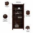 Pemberley Row Engineered Wood Bing Cherry Tall Storage Cabinet Rectangular 32