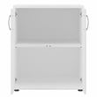 Pemberley Row Engineered Wood White Floor Storage Cabinet Rectangular Adjustable Shelves 28.35