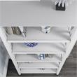 Pemberly Row 5 Shelf Bookcase Set in Pure White Oak - Engineered Wood