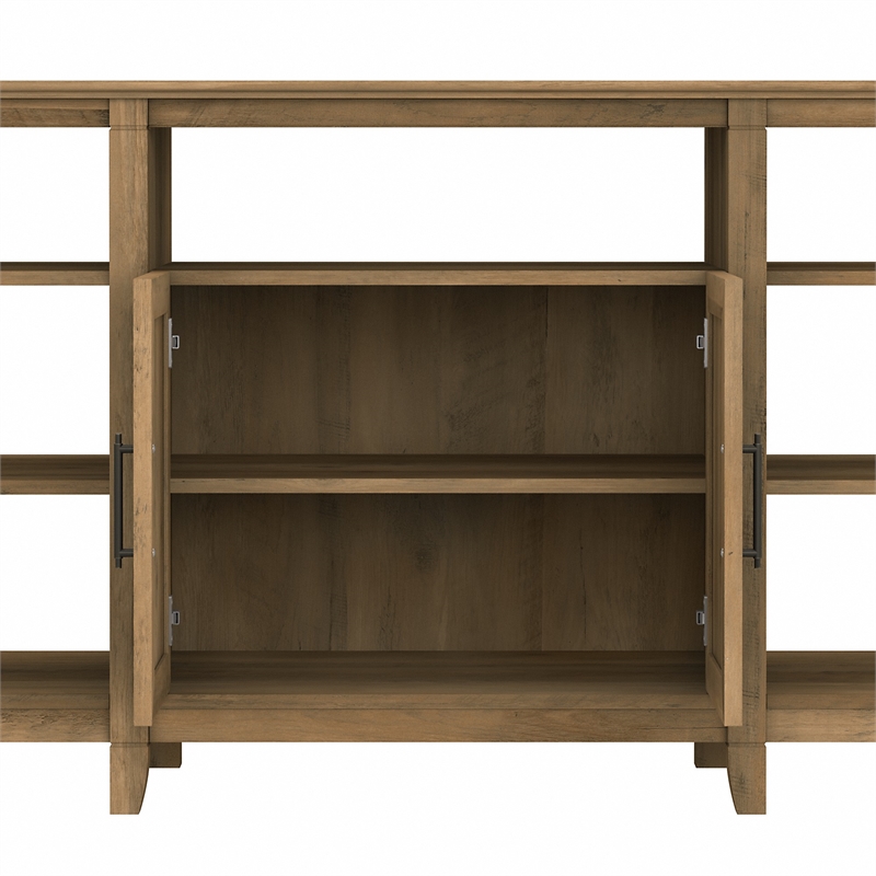 Pemberly Row Modern Wood Tall TV Stand for TVs up to 65