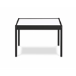 Pemberly Row 3-Piece Wood Dry Erase Kids Table & Chair Set in Black