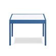 Pemberly Row 3-Piece Wood Dry Erase Kids Table & Chair Set in Dark Blue