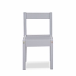Pemberly Row 3-Piece Wood Dry Erase Kids Table & Chair Set in Gray