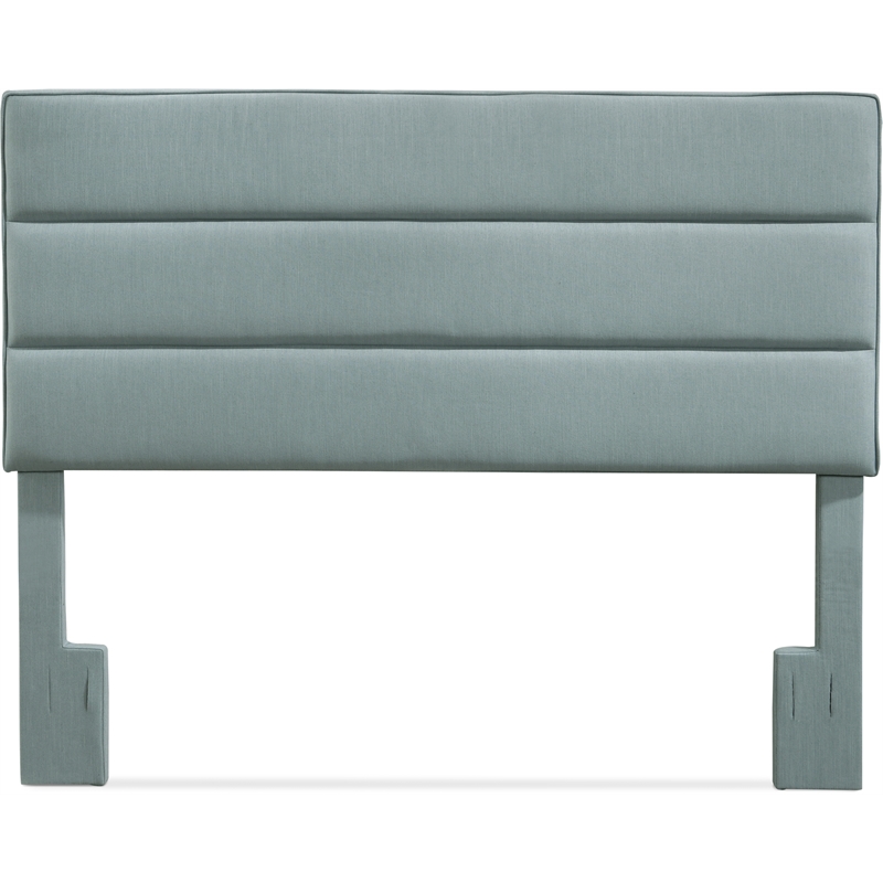 Pemberly Row Modern / Contemporary Queen Upholstered Headboard in Light Blue