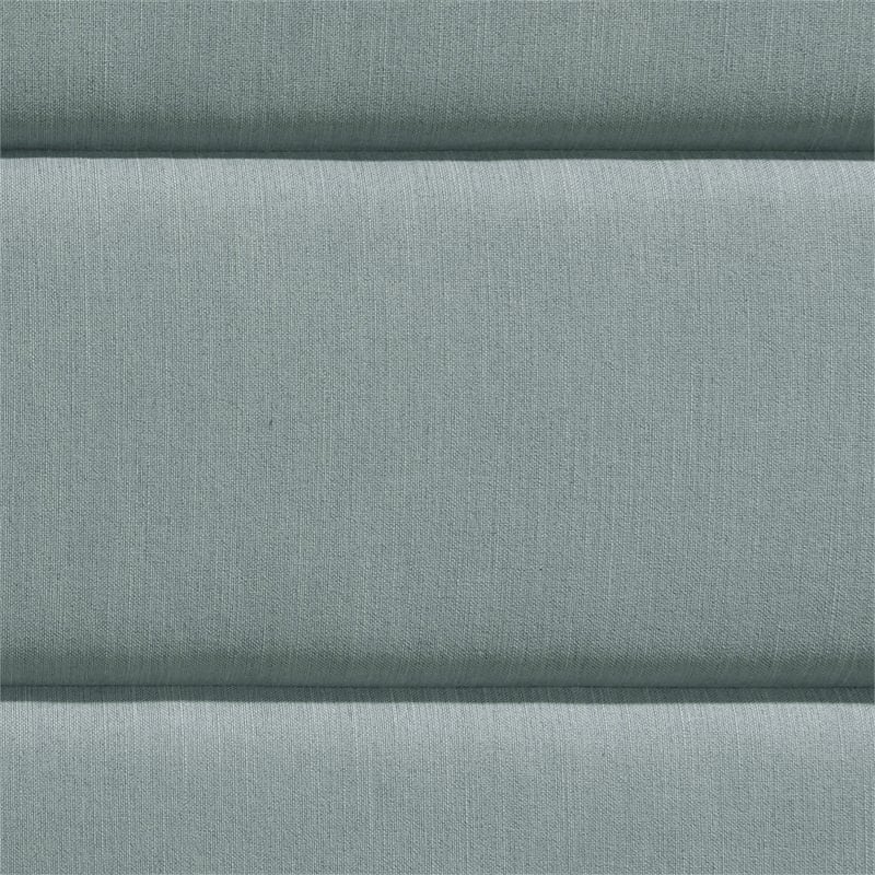 Pemberly Row Modern / Contemporary Queen Upholstered Headboard in Light Blue