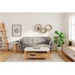 Pemberly Row Modern / Contemporary Folding Tray Table Modern Oak and White