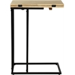 Pemberly Row Harton Rustic Expandable C Side Table Natural Brown