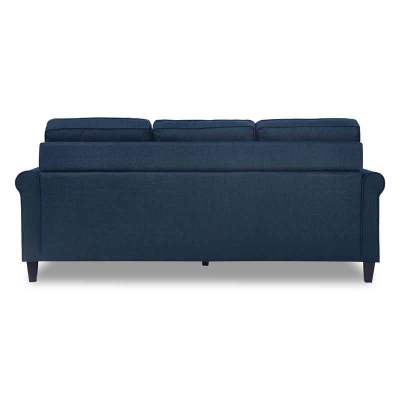 Pemberly Row Modern / Contemporary Harmon Roll Arm 80