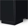 Pemberly Row Modern / Contemporary 2 Drawer Nightstand Black