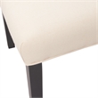 Pemberly Row Modern / Contemporary Provence Tufted Dining Chair Set of 2 Beige