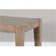 Pemberley Row Wood Weathered Brown End Table Square Modern 24