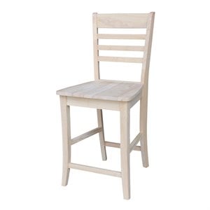 Pemberly Row Modern / Contemporary Counter height Stool - 24&quot Seat Height