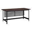 Pemberly Row Transitional Engineered Wood Executive Desk in Oak