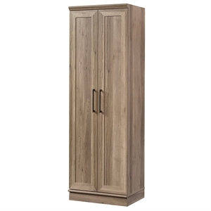 Pemberly Row Farmhouse Engineered Wood 23&quot Storage Cabinet in Salt Oak