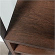 Pemberly Row Engineered Wood and Metal Utility Hutch in Barrel Oak