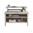 Pemberly Row Engineered Wood Lift Top Coffee Table in Cascade Oak Finish