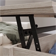 Pemberly Row Engineered Wood Lift Top Coffee Table in Cascade Oak Finish