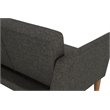 Pemberly Row Modern / Contemporary Sleeper Sofa in Gray Finish