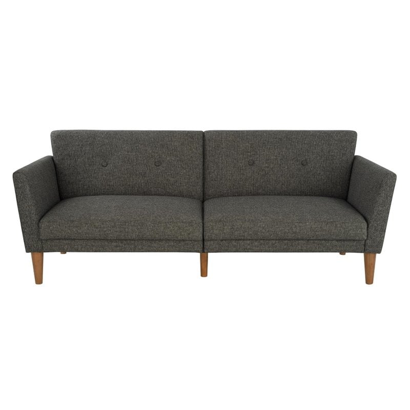 Pemberly Row Modern / Contemporary Sleeper Sofa in Gray Finish