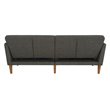 Pemberly Row Modern / Contemporary Sleeper Sofa in Gray Finish