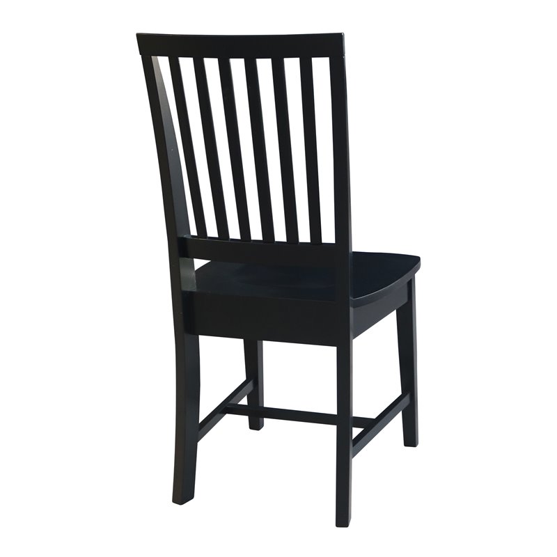 Pemberly Row Modern / Contemporary Set of Two Mission Side Chairs