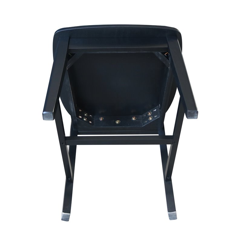 Pemberly Row Modern / Contemporary Set of Two Mission Side Chairs