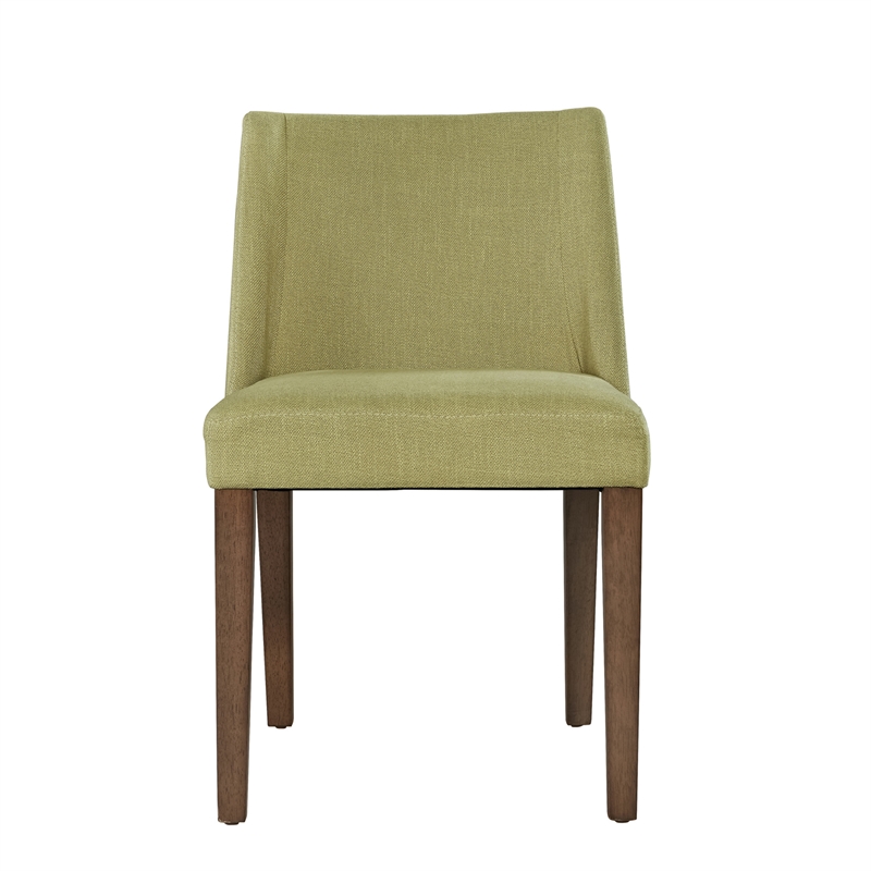 Pemberly Row Space Savers Medium Brown Nido Chair - Green (RTA)-Set of 2