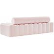 Pemberly Row Modern / Contemporary Upholstered Pink Velvet Sofa