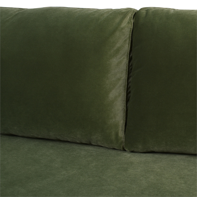 Pemberly Row Modern / Contemporary Lawson Sofa Olive Green Finish